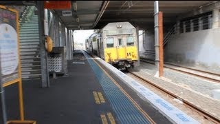 CityRail Trains in Unusual Places 2 Car KSet train passes by Riverwood Station [upl. by Godfrey]