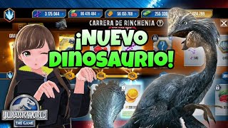 ¡NUEVO DINOSAURIO RINCHENIA como CONSEGUIRLO FÁCILMENTE en JURASSIC WORLD THE GAME [upl. by Hteik]