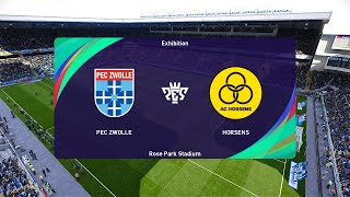 PEC Zwolle vs AC Horsens 13072024 Club Friendlies PES 2021 [upl. by Adniralc457]