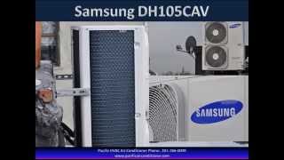 3 Ton samsung concealed heat pump system installtion in NYwmv [upl. by Asecnarf]