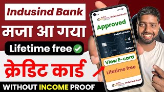 indusind bank credit card apply online  indusind credit card apply online  credit card kaise bana [upl. by Nissa]