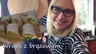 Zdrowy lunch do pracy lub do szkoły  wegańskie wraps z ryżem [upl. by Cordelie]