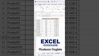 Comment Consolider Plusieurs Onglets Excel [upl. by Tiana]