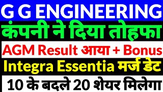 G G Engineering share latest newsG G Engineering News in hindiG G Engineering share news today2024 [upl. by Etnahc]