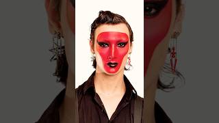 This makeup is DIABOLICAL 🔥 pidgindoll devilmakeup halloweeneveryday makeuptutorial [upl. by Anneliese]