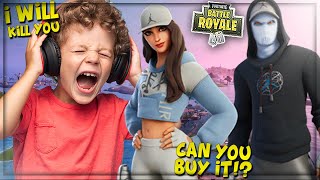 ANGRY KID BEGS FOR NEW COOL GREY BUNDLE AND DUNK ON ‘EM EMOTE IN FORTNITE Fortnite Trolling [upl. by Briano]