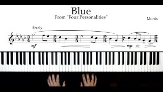 A MORRIS  Blue from Four Personalities Playalong Piano Accompaniment [upl. by Gluck]