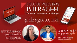 I CICLO DE PALESTRAS INTERAGELE  Dra Florencia Miranda UNR e Dra Letícia Joaquina UFC [upl. by Klos]