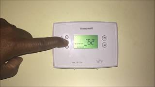 How To Easily Program a Honeywell Thermostat [upl. by Gagliano782]