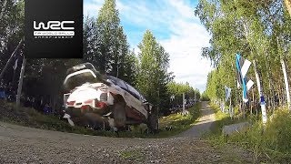 WRC  Neste Rally Finland 2017 Highlights Stages 17 [upl. by Allisirp]