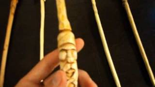 Treeblip Wands  Hand carved Harry Potter style wands [upl. by Noak]