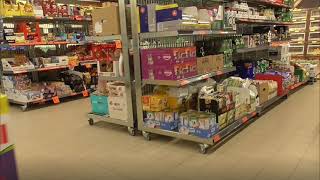 Einkaufen im Supermarkt ASMR Geräusche mit sprechenden Menschen Sound Geräusch gegen Einsamkeit [upl. by Nabe370]