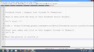 Facebook Prank  Suggest Your Friends To Themselves [upl. by Ayhtin]
