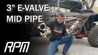 RZR 3quot Electronic Dump Valve Exhaust RPM SxS 3quot EValve SOUNDS INSANE [upl. by Irved]