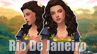 Rio De Janeiro  The Sims 4 City Inspired  Create A Sim  Full CC List [upl. by Nwadahs]