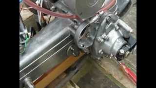 Lambretta LD150 Engine  Testing gear selector operation [upl. by Leumas478]