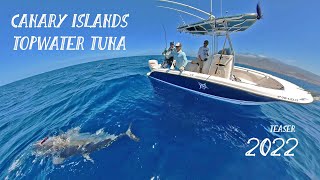 TEASER Canary Islands EPIC GIANT BLUEFIN TUNA FISHING [upl. by Annaili765]