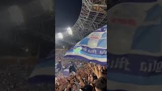 Tifosi Napoletani  in Sicilia solo Catania  CataniaampNapoli gemellaggio eterno 🙂❤ 💙❤🌋🤍💙 [upl. by Siekram]