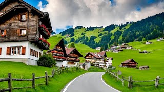 🇨🇭Driving In Switzerland Countryside  Spectacular Mountain View In Appenzell [upl. by Ahtram]