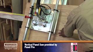 Safety Speed Cut Panel Pro 2 Vertical Panel Saw  Woodworkers Guild of America [upl. by Akinohs]