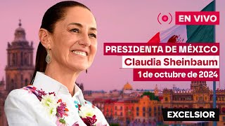 Claudia Sheinbaum toma de protesta de la primera presidenta de México  EN VIVO [upl. by Nylyram]