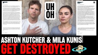 DESTROYED Ashton Kutcher amp Mila Kunis AWFUL APOLOGY Video After Backlash Supporting Danny Masterson [upl. by Ayatnahs]