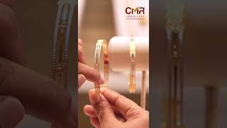 Gold Bangles with Rhodium and Gold Finishing cmrjewellery goldjewellery goldbangles gold [upl. by Rizan]