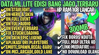 Data ML Lite Full Event 300Mb Terbaru Patch M5 Revamp  ML Lite  Cara Mengatasi Lag amp Patah Patah [upl. by Sillig]