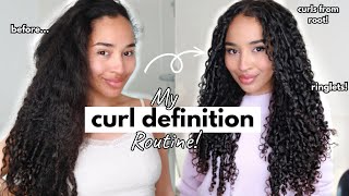 My Styling Routine for Ultra Defined Curls  Ringlets amp Curly Roots [upl. by Jane]