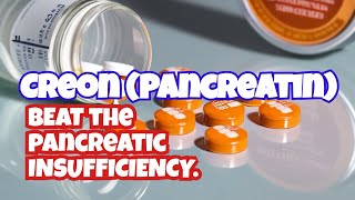 Creon pancreatin tablets for pancreatic insufficiency use dosage side effects precautions [upl. by Hanley]