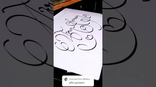 name lettering 670 asmr satisfying viral shorts handwriting tiktok bgmi art trending song [upl. by Lamraj522]