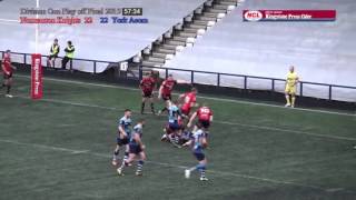 2015 NCL Div 1 Play Off  York Acorn v Normanton Knights  Tries [upl. by Imoyik668]