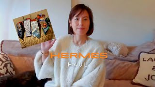 HERMES 購入品紹介  2023年後半に購入したアイテムを紹介します！2024SSのシルク類など [upl. by Aer]