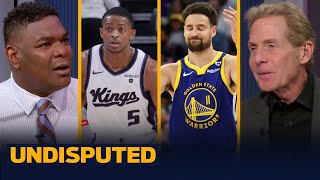 Warriors ousted by Kings from playoff contention Klay Thompson finishes scoreless  UNDISPUTED [upl. by Kcirrag357]