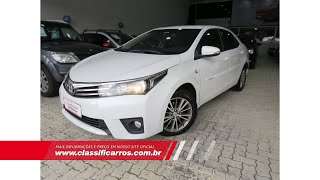 Toyota Corolla XEI 20 Flex Automático 2015 [upl. by Dulcine]