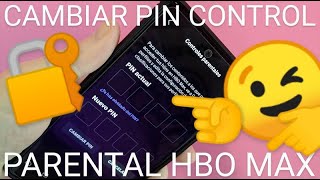 🔐🔁 Cómo CAMBIAR PIN en HBO MAX FÁCIL y RÁPIDO [upl. by Aicital]