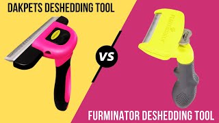 FURminator vs DakPets deShedding Tool for Cats  Which Work Best [upl. by Haldes]