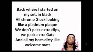 Lil Wayne Gucci Gucci Freestyle Lyrics [upl. by Clevey882]