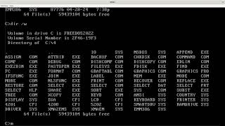 Building MSDOS 400 on FreeDOS [upl. by Daren]