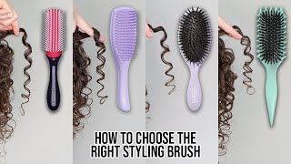 Comparing the Best Styling Brushes for Curly Hair [upl. by Aysan]