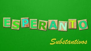 Aprenda Esperanto 001 substantivos [upl. by Butch716]