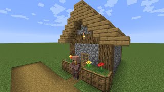 How to build a Minecraft Village Cartographer 114 plains [upl. by Nessy889]