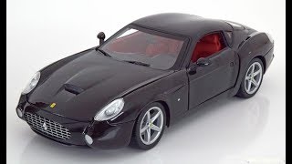 Modelissimo Hot Wheels Ferrari 575 GTZ Zagato 2006 black 118 [upl. by Nataniel359]