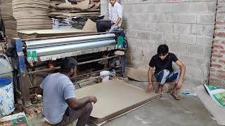 Corrugated Box Making Process2 [upl. by Ecnadnak]