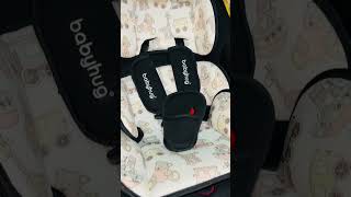 Babyhug carrycot car seat carseatcuteradharani cute babyessentials babyproducts [upl. by Eelanej]