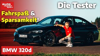 BMW 320d Sprit sparen amp Fahrspaß haben  Test  auto motor und sport [upl. by Nobe]