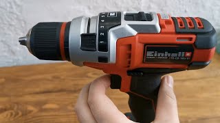 Einhell TECD 18 Li E Solo Cordless Drill  unboxing review and test [upl. by Eberhard420]