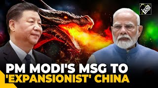 “We support development not expansionism…” PM Modi’s message to expansionist China [upl. by Nalyt]