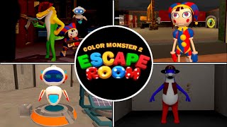 COLOR MONSTER 2 ESCAPE ROOM New Update 17 Full chapter 2 [upl. by Tyre]