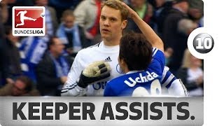 Top 10 Goalkeeper Assists [upl. by Nesbitt3]